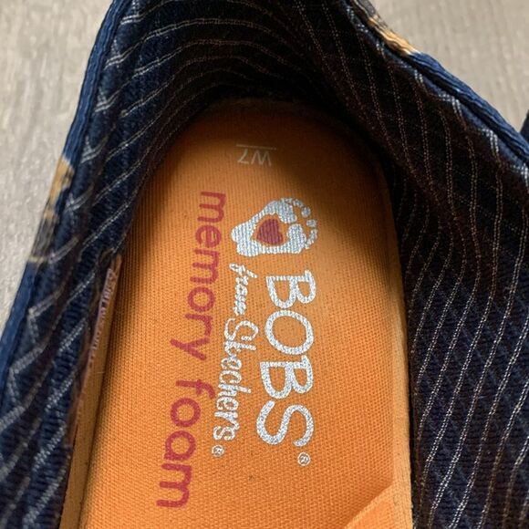 Womens BOBS From Skechers Puggin Around Dog Print  Slip On Comfort Shoes‎ - Picture 3 of 8